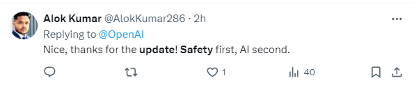 核心安全团队解散后，OpenAI公布10大安全措施，网友点赞  第3张