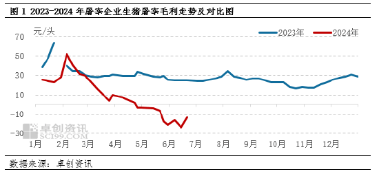 猪肉：2024年春节后屠宰毛利震荡下跌 下半年企业利润或好转