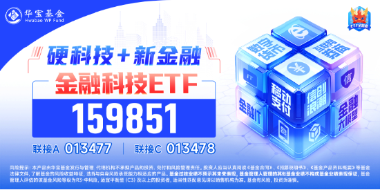 七股强势涨停！重磅事件催化，金融科技ETF（159851）涨2.58%晋级三连阳！板块低位回暖明显