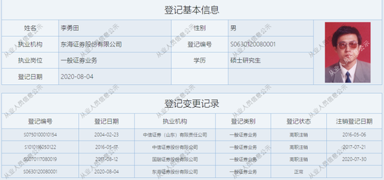 出身中信的老将镇不住场子？东海证券又有罚单！